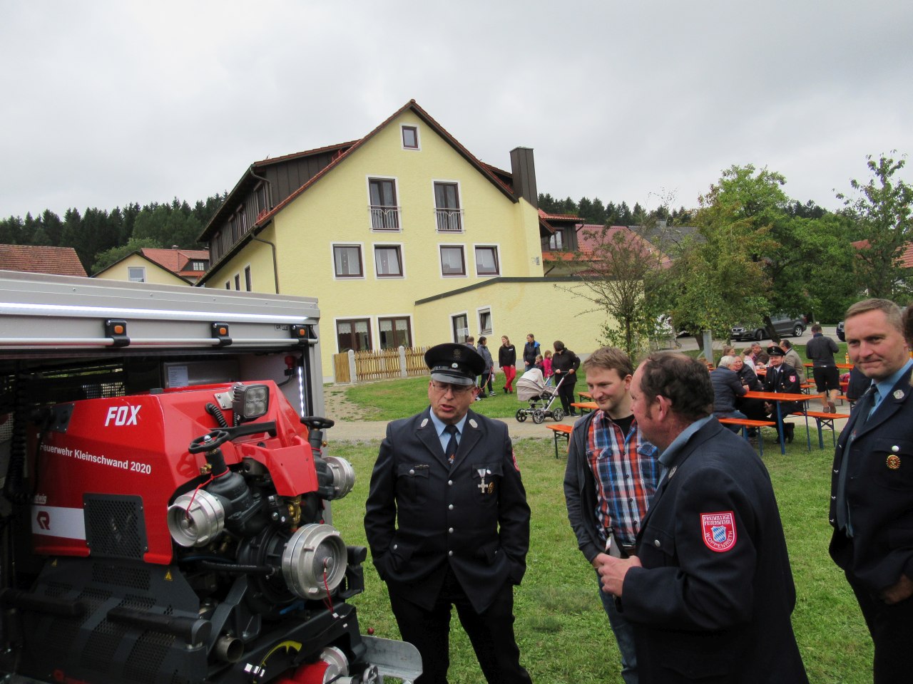 Segnung Tragkraftspritzenanhänger FF Kleinschwand