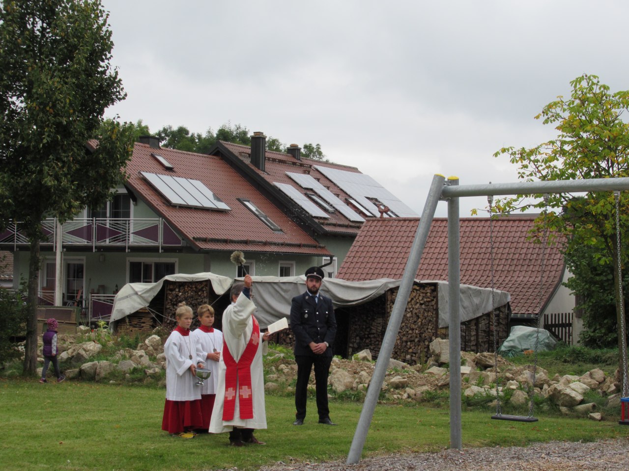 Segnung Tragkraftspritzenanhänger FF Kleinschwand